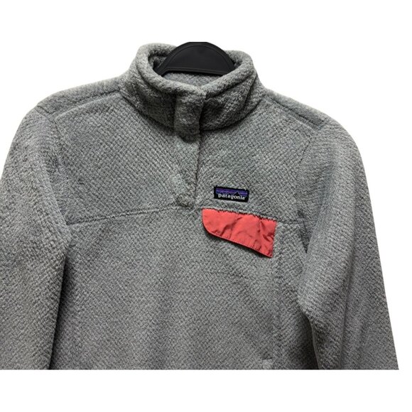 Patagonia Womens Re-Tool Snap-T Fleece Pullover Grey XS Polartec Tailored Fit - Picture 5 of 8